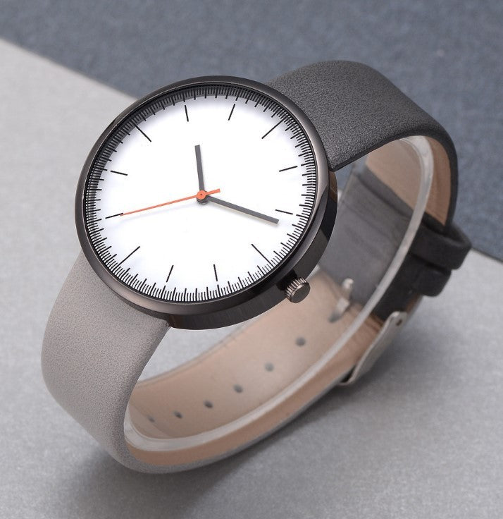Casual Quartz Watch - PU Strap
