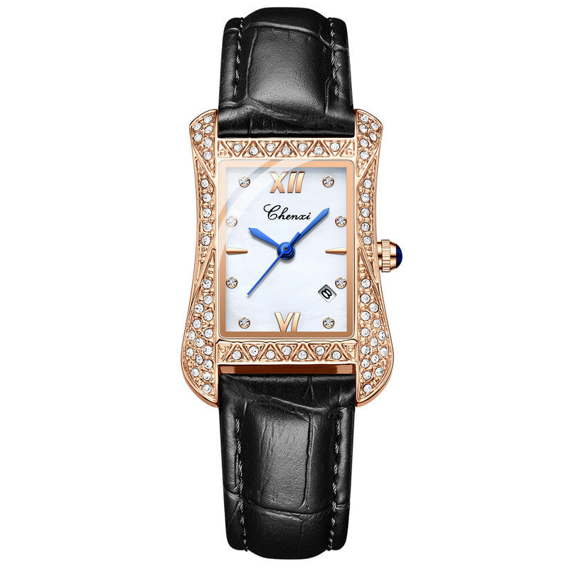 CHENXI Women's Diamond Watch - Irregular Dial