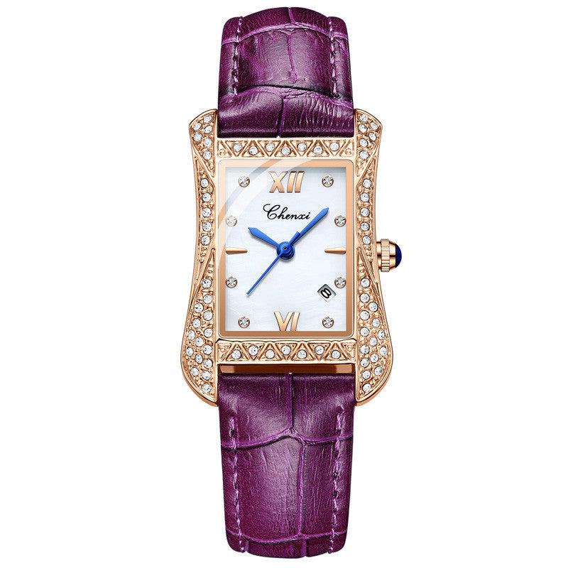 CHENXI Women's Diamond Watch - Irregular Dial