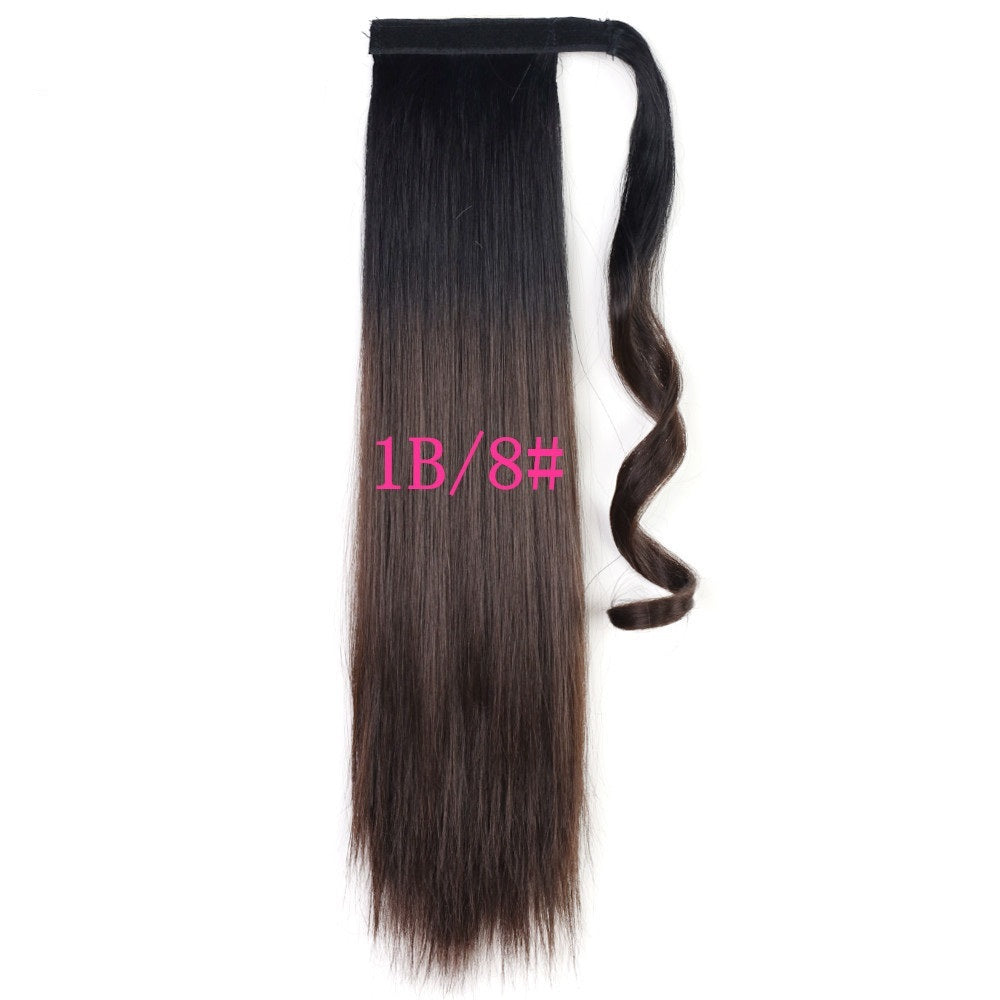 24-Inch Synthetic Ponytail Wig