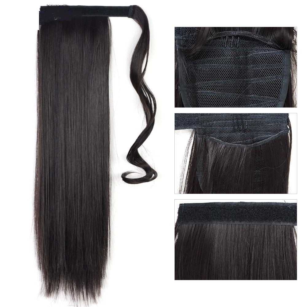 24-Inch Synthetic Ponytail Wig