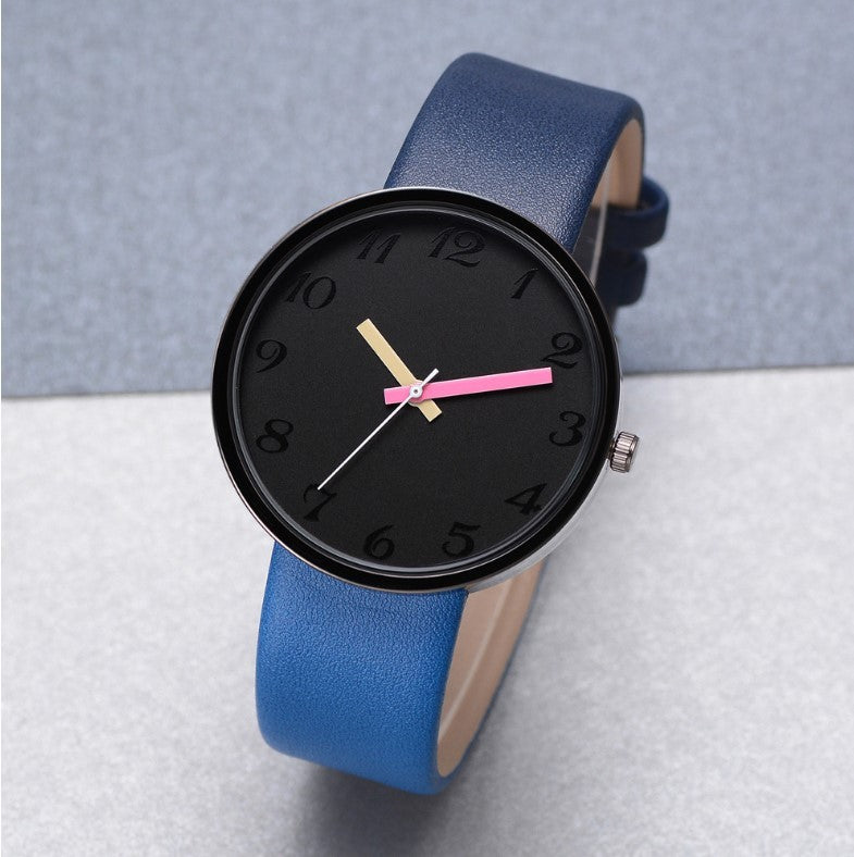 Casual Quartz Watch - PU Strap