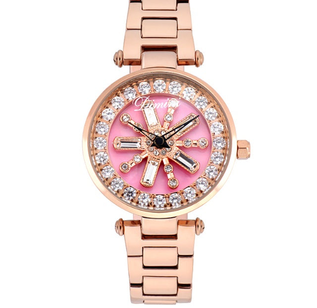 Steel Quartz Watch - Butterfly Buckle