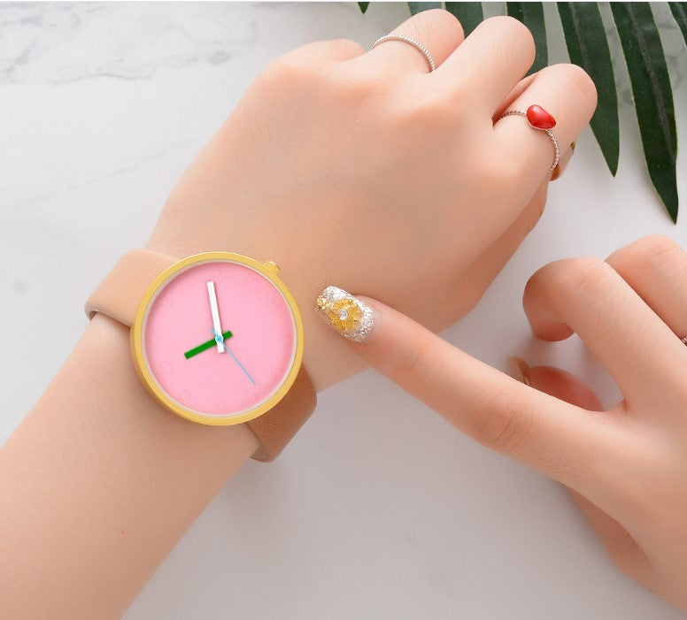 Casual Quartz Watch - PU Strap