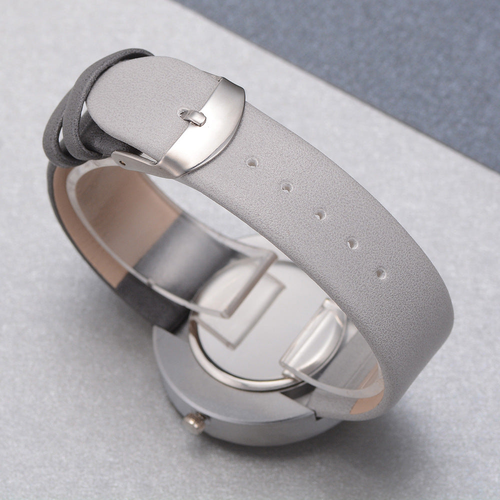 Casual Quartz Watch - PU Strap