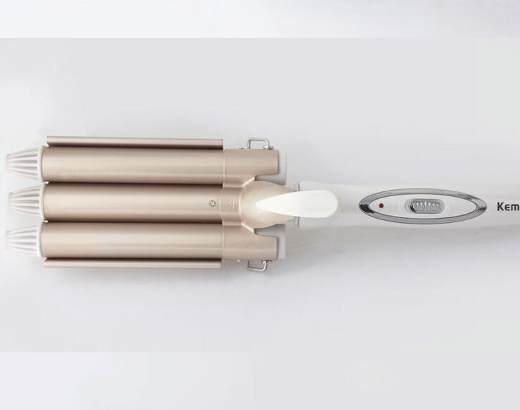3-Barrel Hair Curling Iron 45W