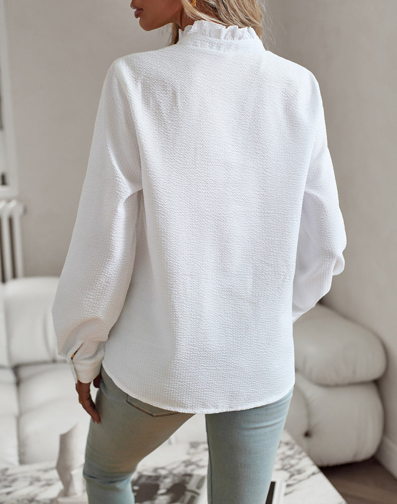 Cotton Striped Commute Shirt