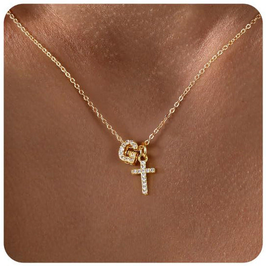 Copper Letter Necklace - Personalized A-Z