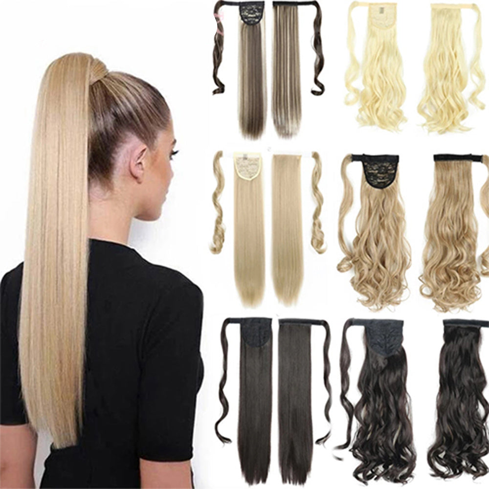 24-Inch Synthetic Ponytail Wig
