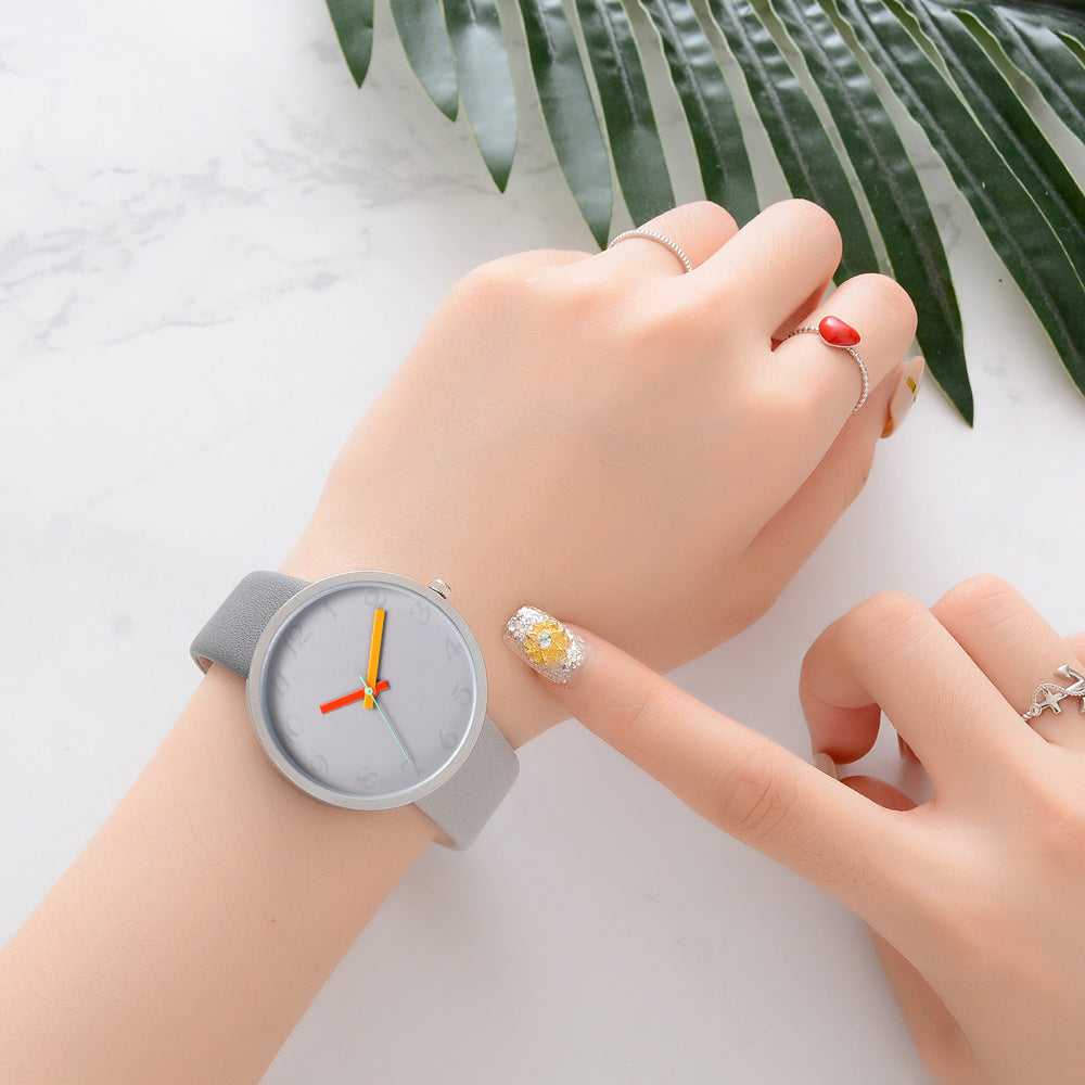 Casual Quartz Watch - PU Strap