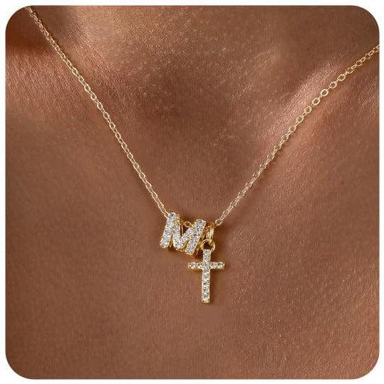 Copper Letter Necklace - Personalized A-Z