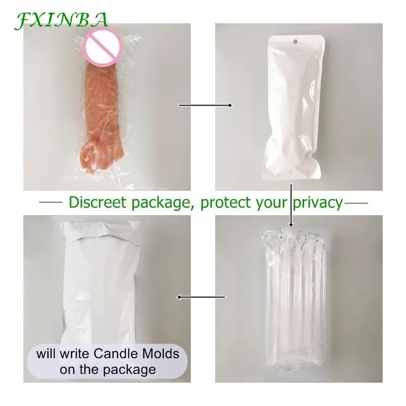 Realistic Penis Sleeve Extender Cock Sleeve Extended Dick