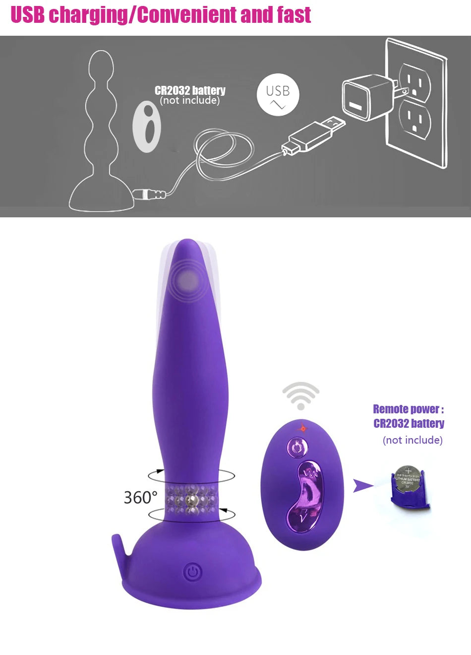 Sex Product Sex toys for women Anal Vibrator Butt Plug Dildo
