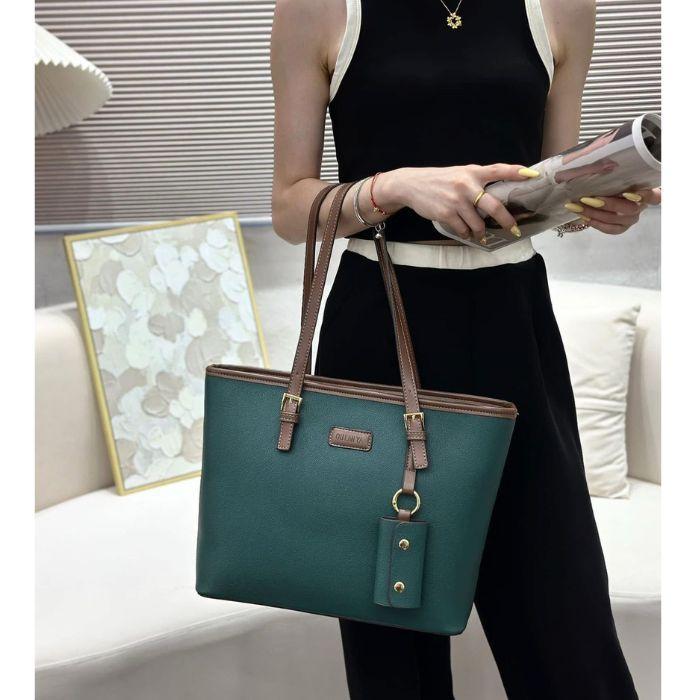 Women's Ivory Rexine Plain Shoulder Bag