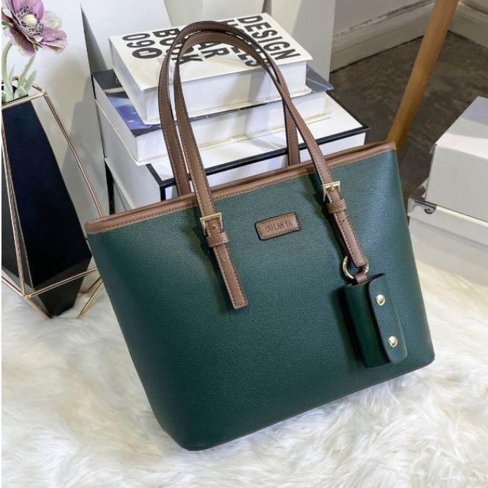 Women's Ivory Rexine Plain Shoulder Bag