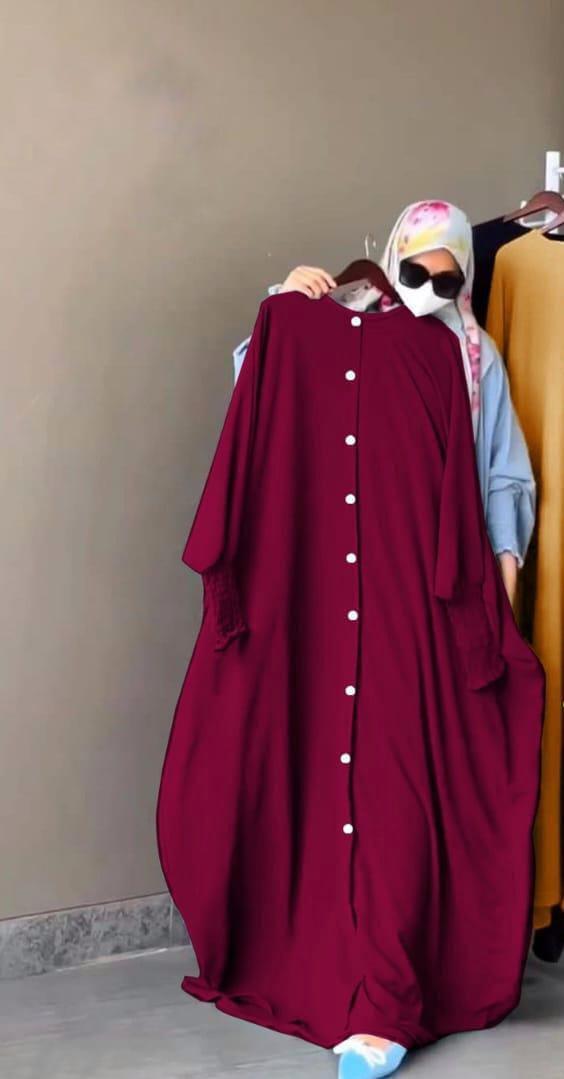 Classic Georgette Abaya with Stroller