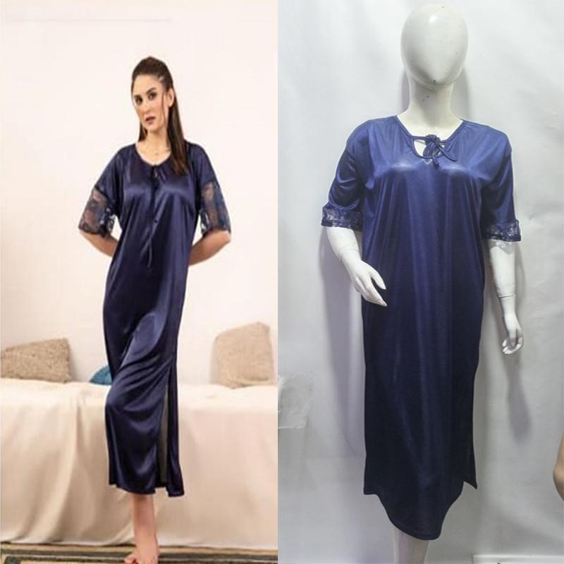 Comfortable and Lightweight Black Jersey Nightwear Set