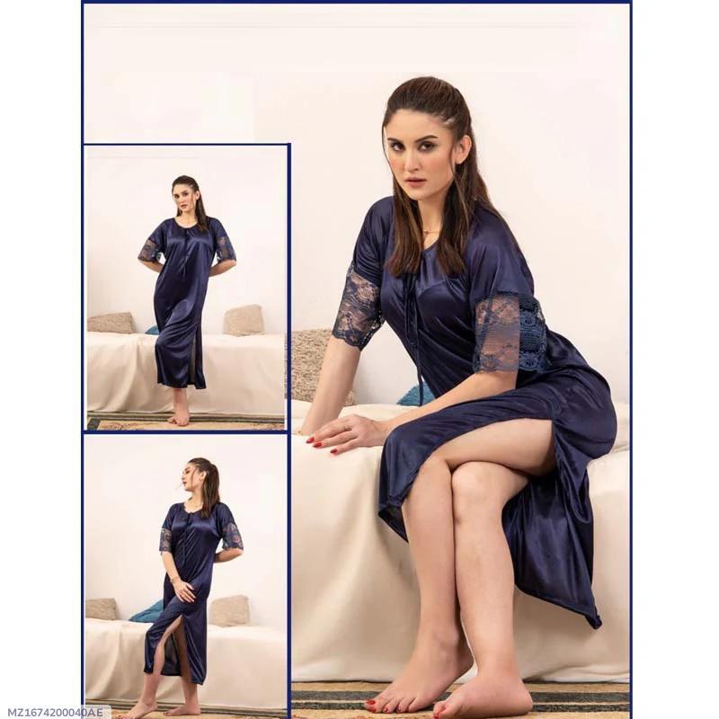 Comfortable and Lightweight Black Jersey Nightwear Set