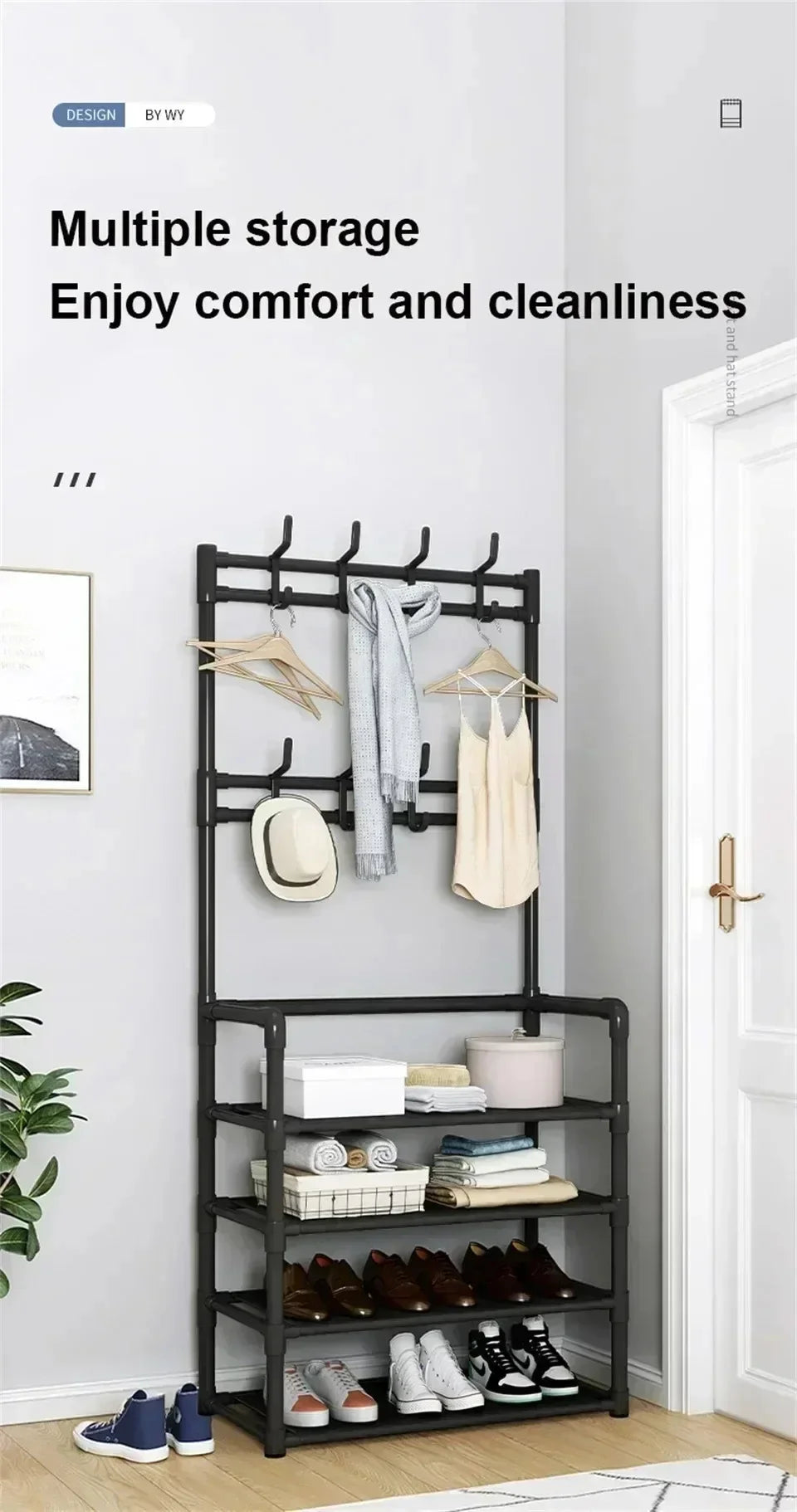 Multi-Layer Shoe Rack Storage Cabinet