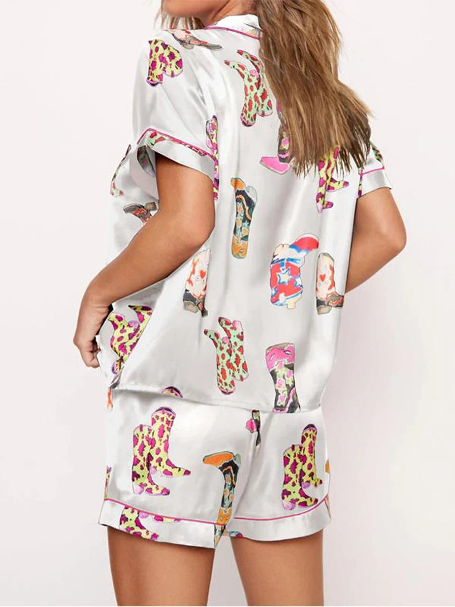 hirigin Summer Pajama Set - Cute Print