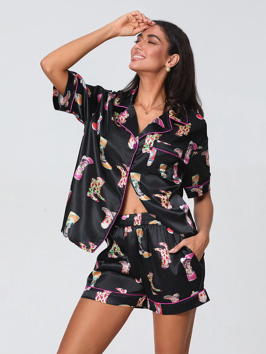 hirigin Summer Pajama Set - Cute Print
