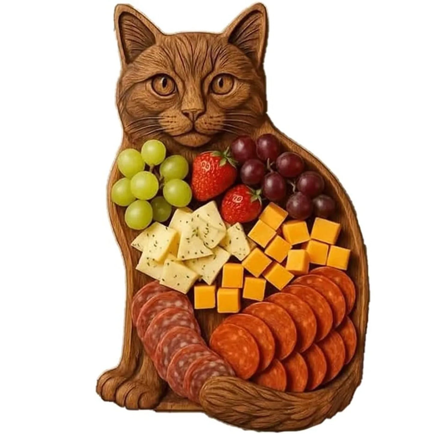 Animal Design Wood Serving Tray