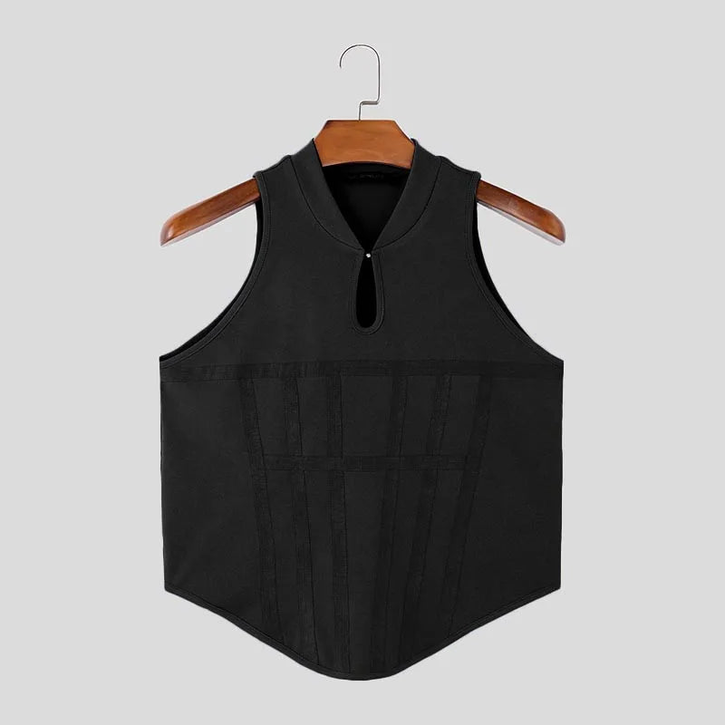 INCERUN Men's Tank Top - Casual Solid
