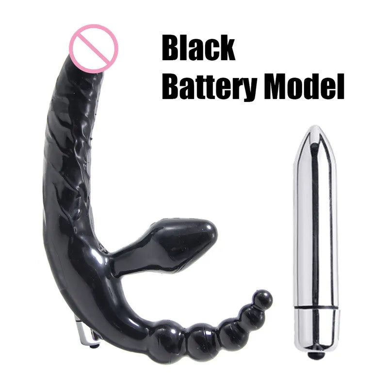 Anal Plug Triple Stimulation Wearable Adult Toy for Women