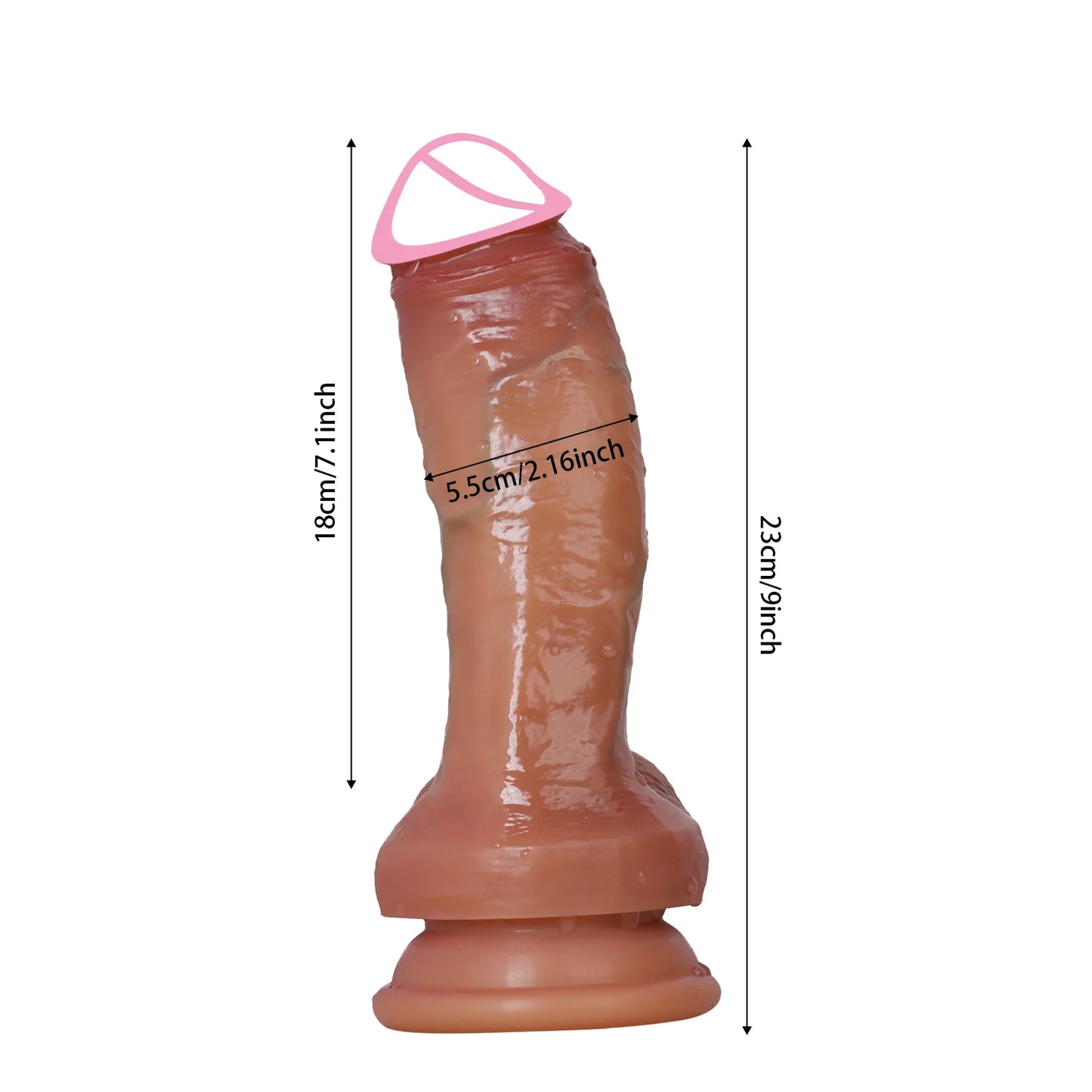 Large Realistic Dildo with Suction Cup