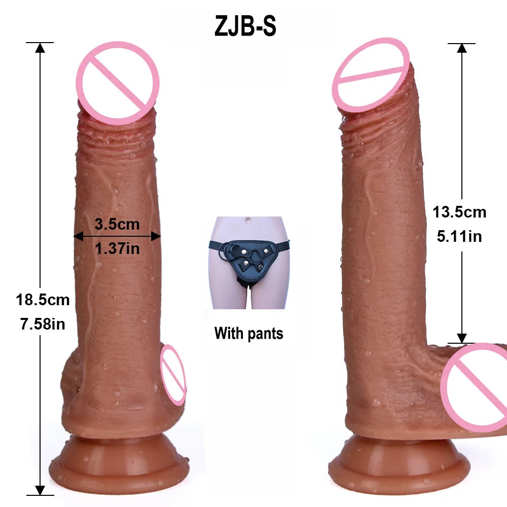 Realistic Cheap Dildo Soft Sexy Silicone Penis