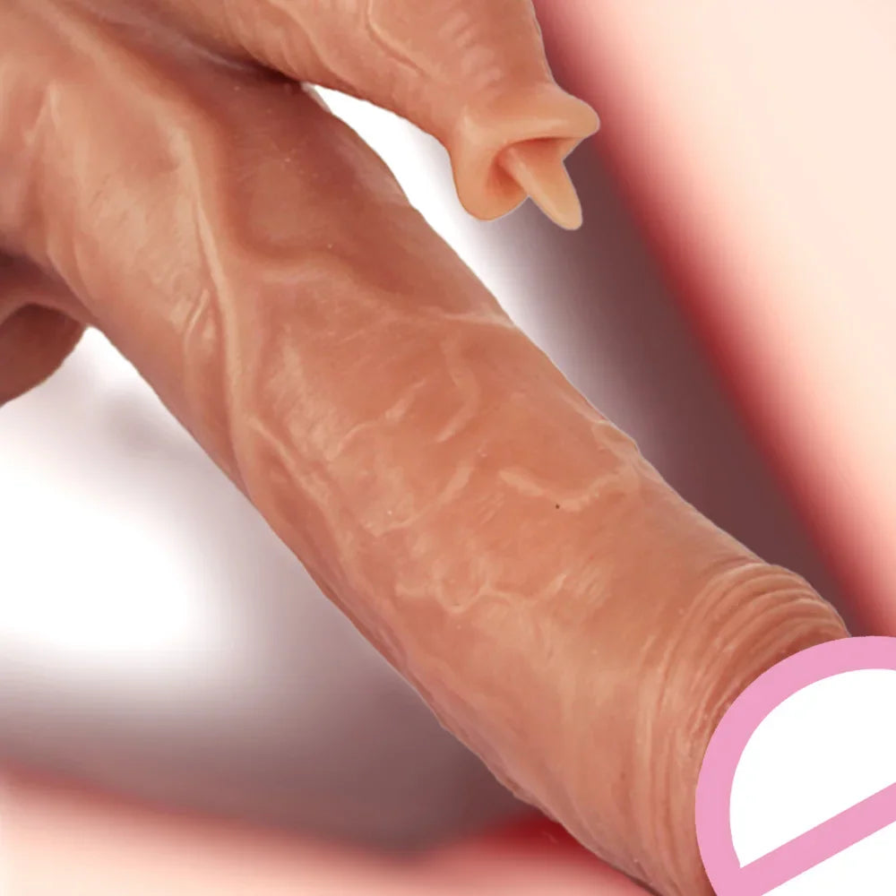 Heating Thrusting dildo Vibrator with Suction Cup