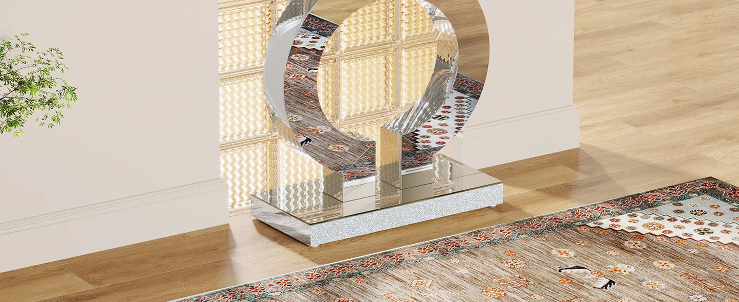 LITTLE TREE Mirrored Console Table