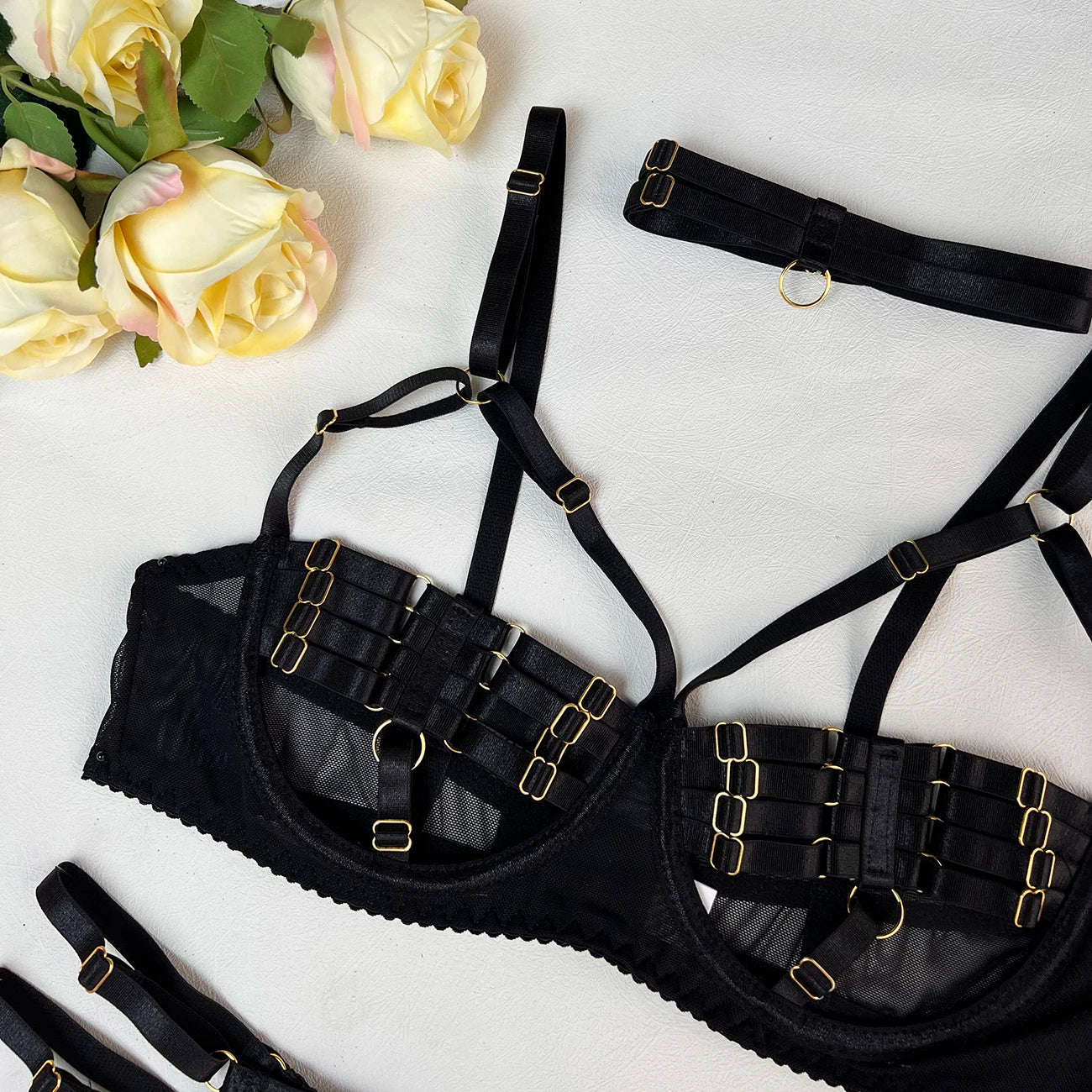Sexy Lingerie Naked Women Without Censorship 5-Piece Sexy Costume