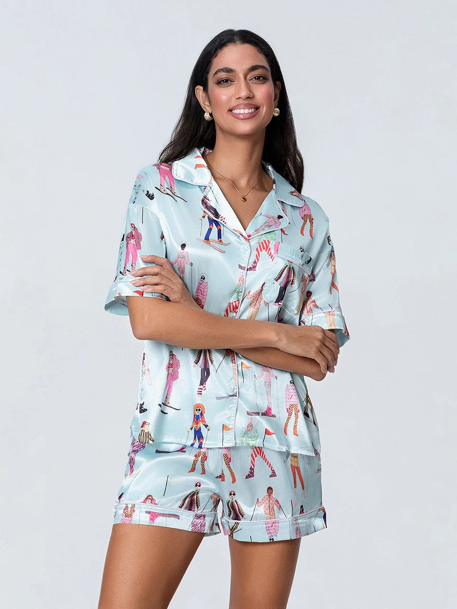hirigin Summer Pajama Set - Cute Print