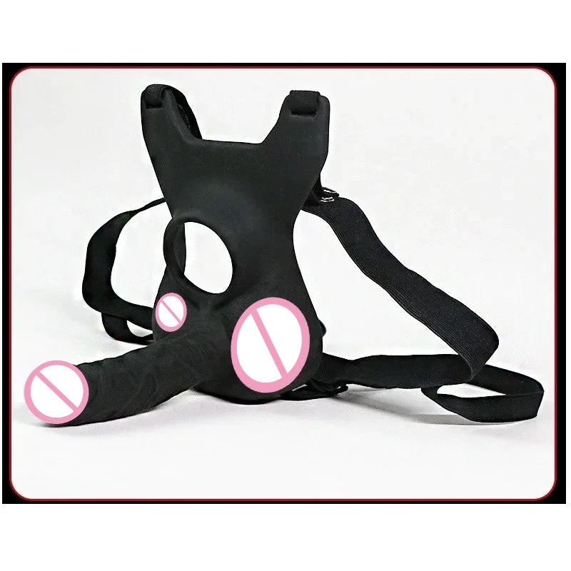 Wearable Vibrators Double-Headed Dildo Anal Plug Butt Plug Vibrator