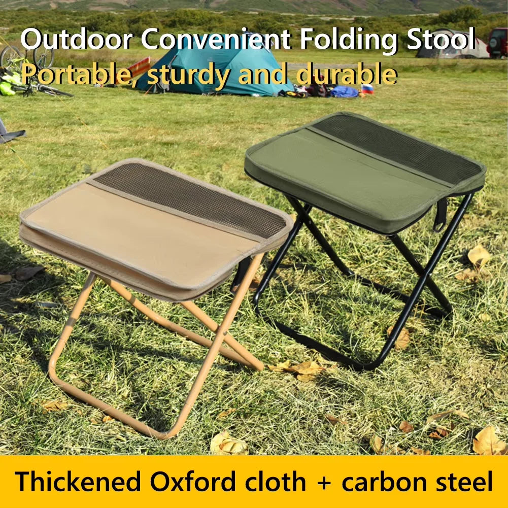 Abay Lightweight Folding Camping Chair - Portable Carbon Steel