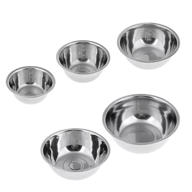 5pcs/Set Stainless Steel Mixing Bowls