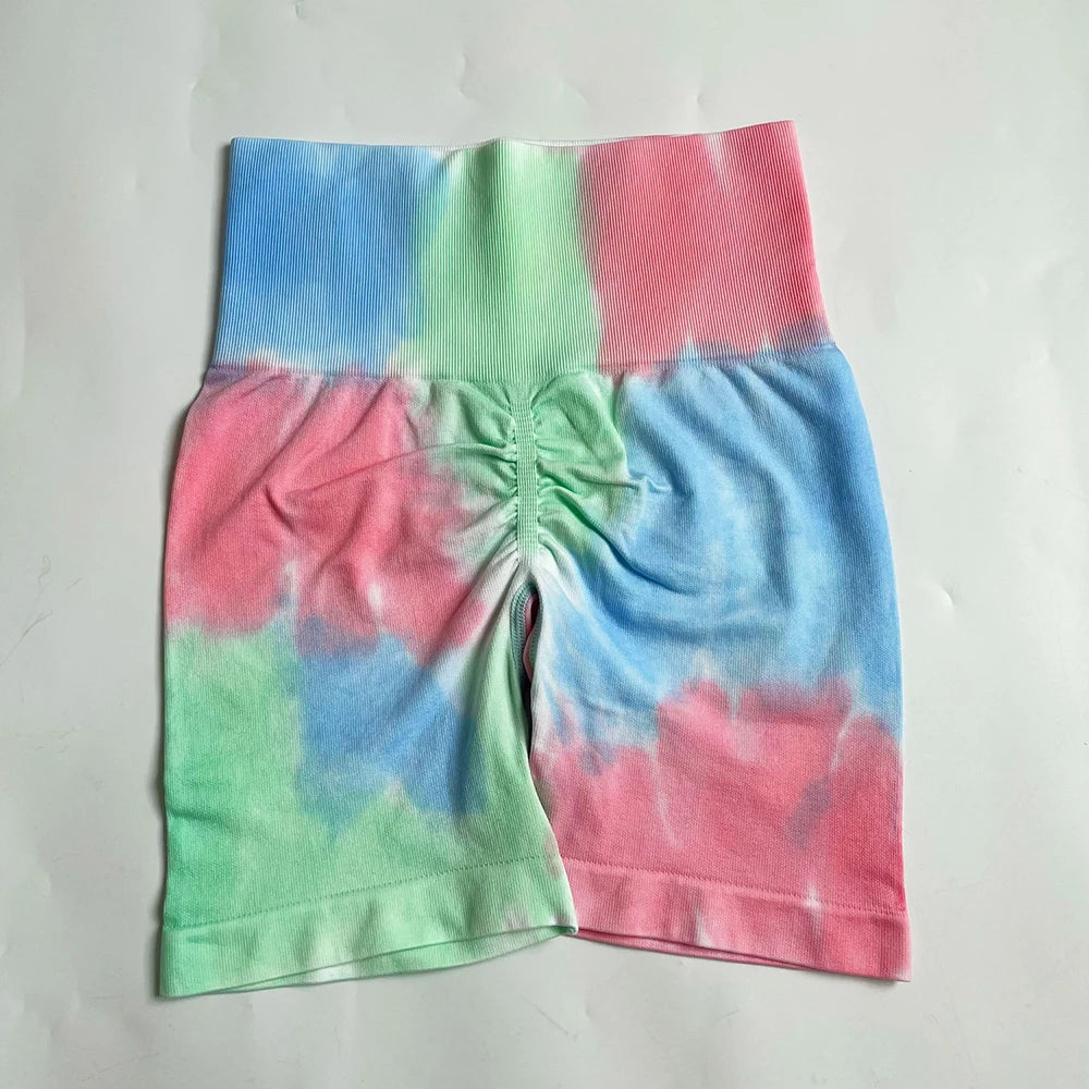 Mrs win Tie Dye Yoga Pants High Waist Leggings