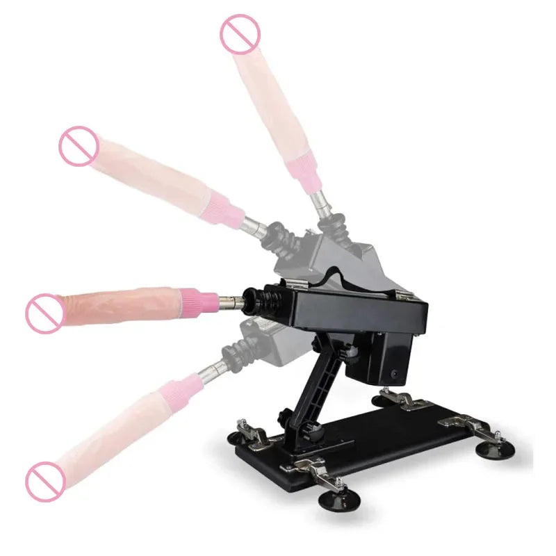 Thrust Sex Machines for Women Men with Masturbator Cup Realistic Dildo