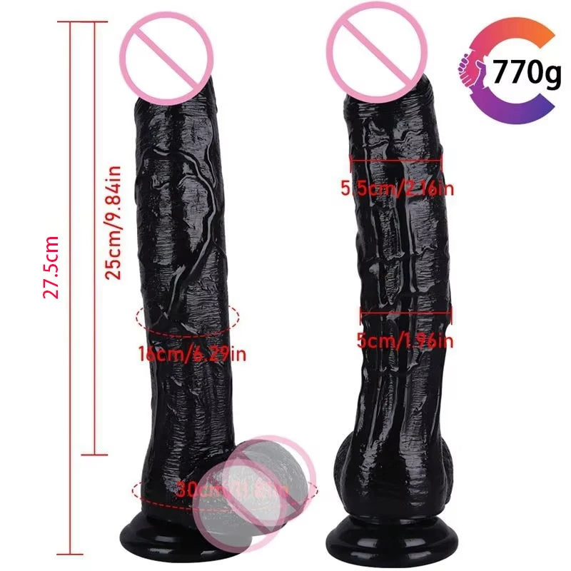 Realistic G-Spot Dildo with Suction Cup Long Penis