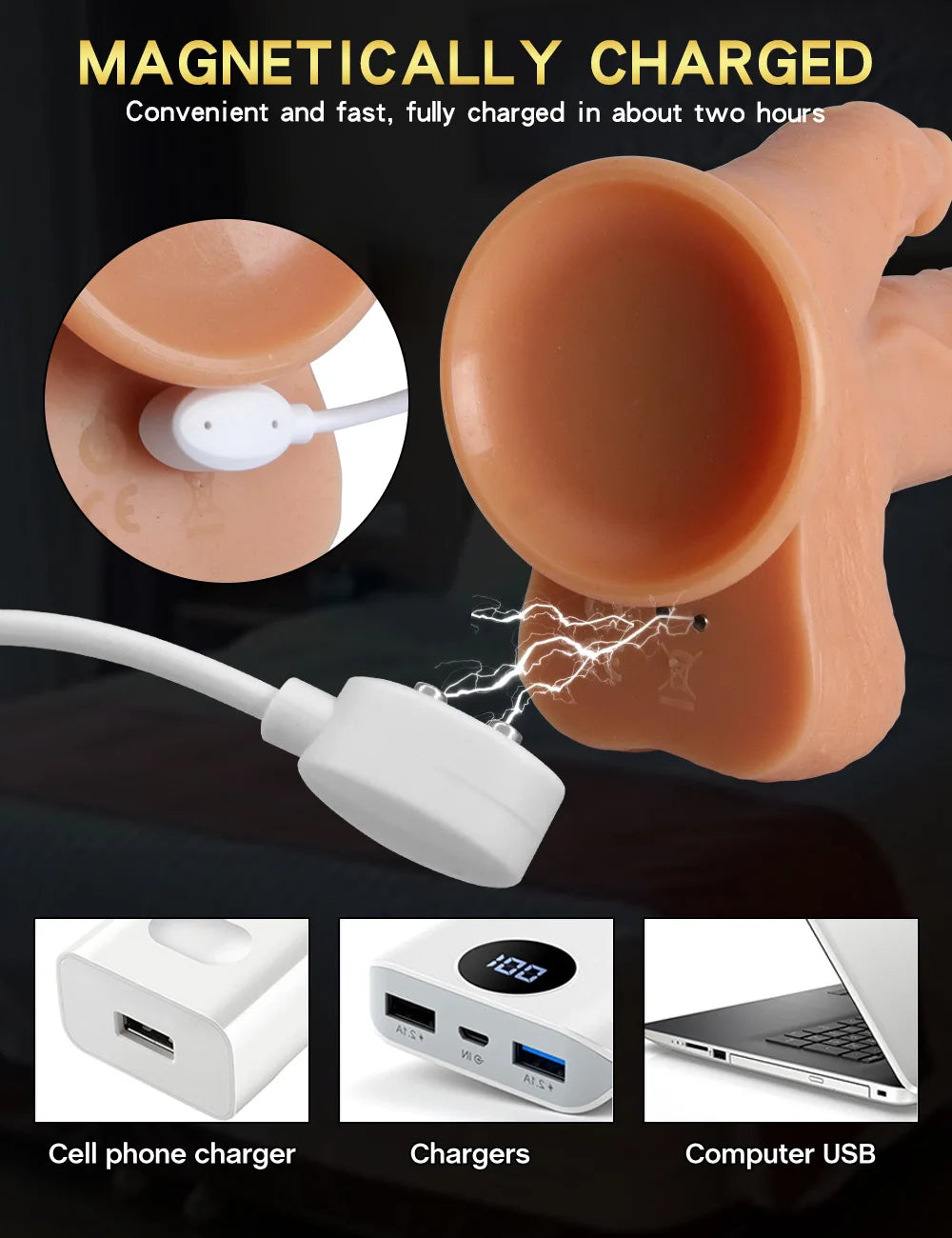 Vibrating Dildo with Suction Cup