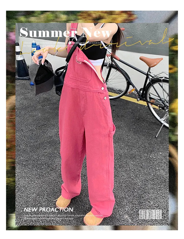 Rose Pink Straight Jeans