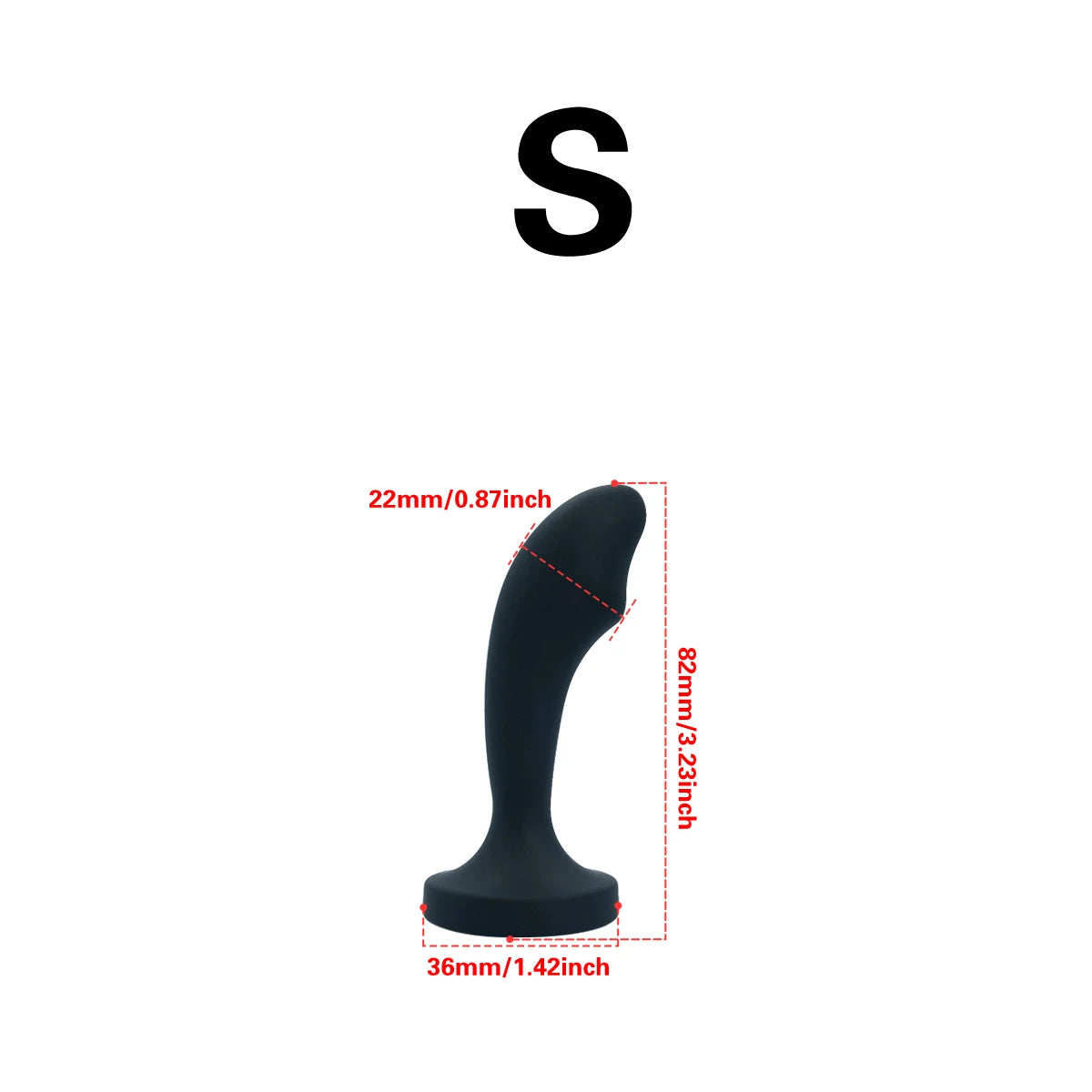 Silicone Anal Plug Gem Base Butt Plug Anal Masturbation Stimulator