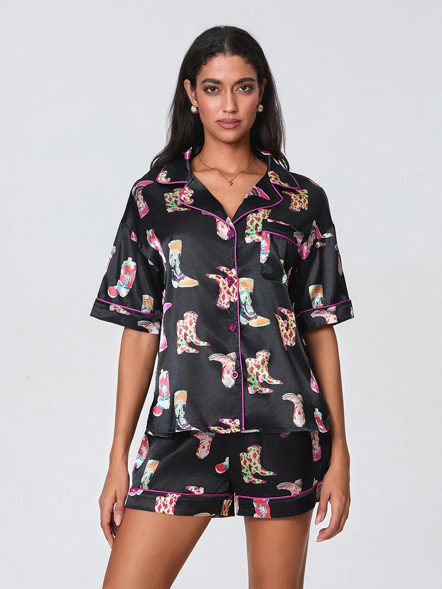 hirigin Summer Pajama Set - Cute Print