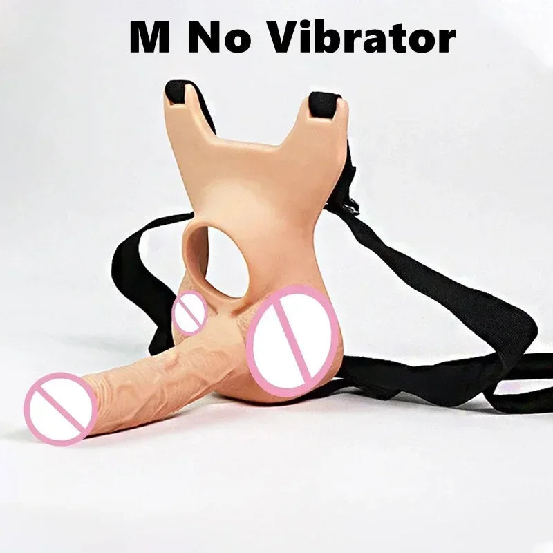 Wearable Vibrators Double-Headed Dildo Anal Plug Butt Plug Vibrator