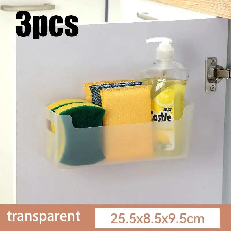 Kitchen cabinets are classified and organized into storage boxes for dishes