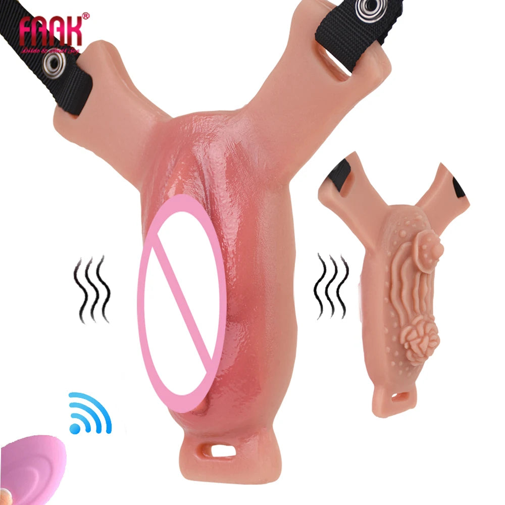Realistic Vagina Dildos Underwear Pad Anal Clit Massage