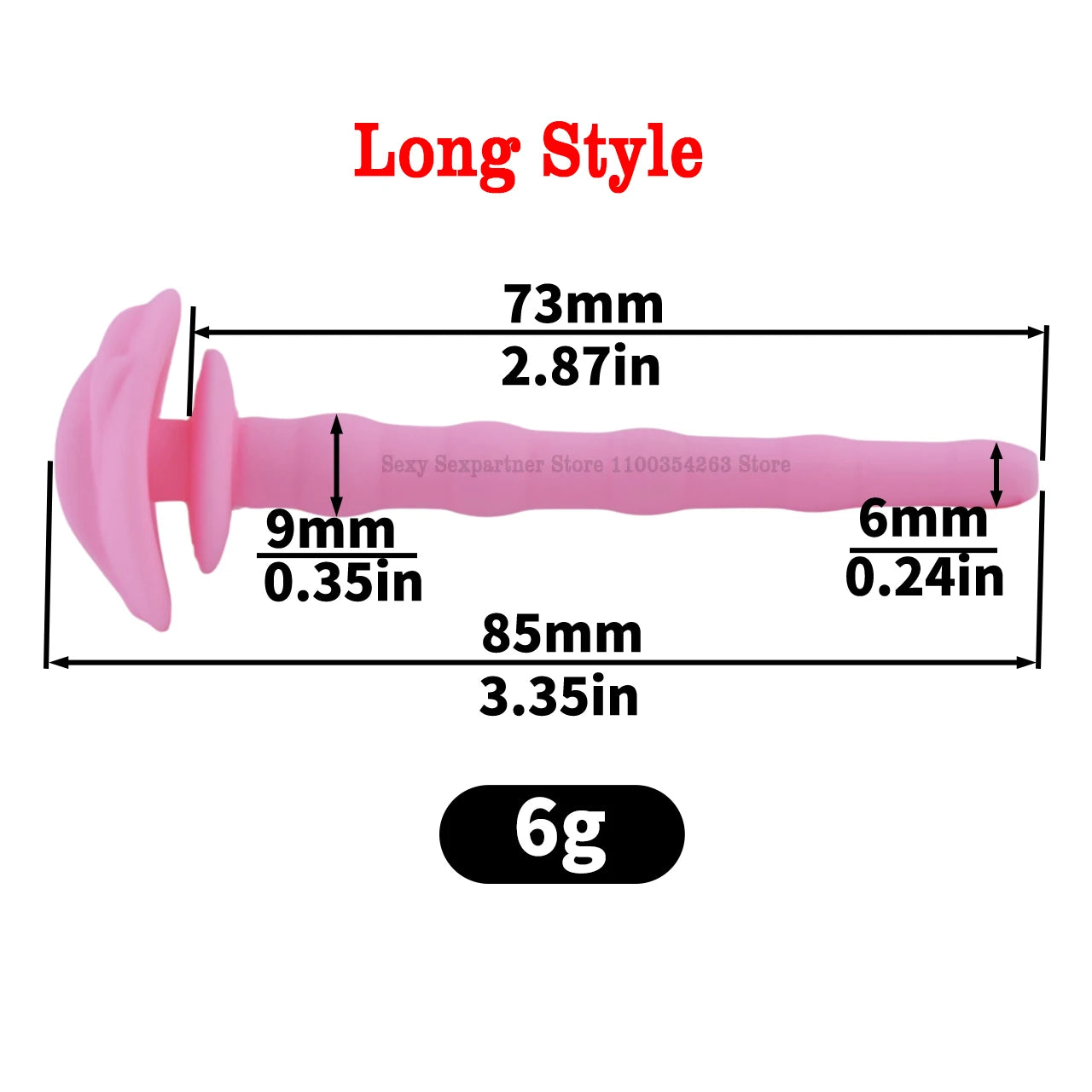 Hollow Silicone Horse Eye Rod Urethral Stimulator Expander Needle