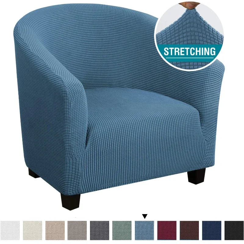 Anti-Slip Polyester Sofa Cover - Stretch Accent Chair Slipcover