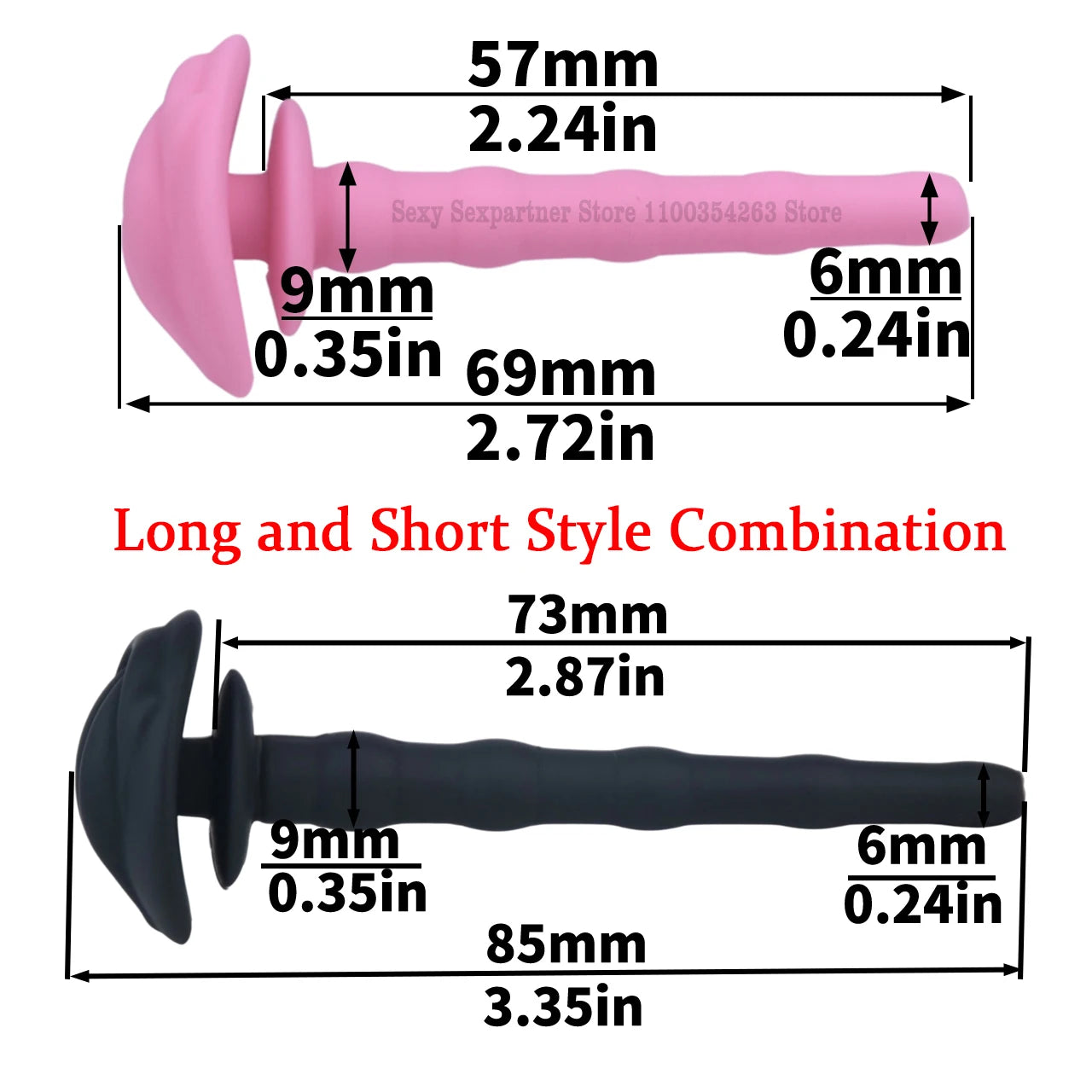Hollow Silicone Horse Eye Rod Urethral Stimulator Expander Needle